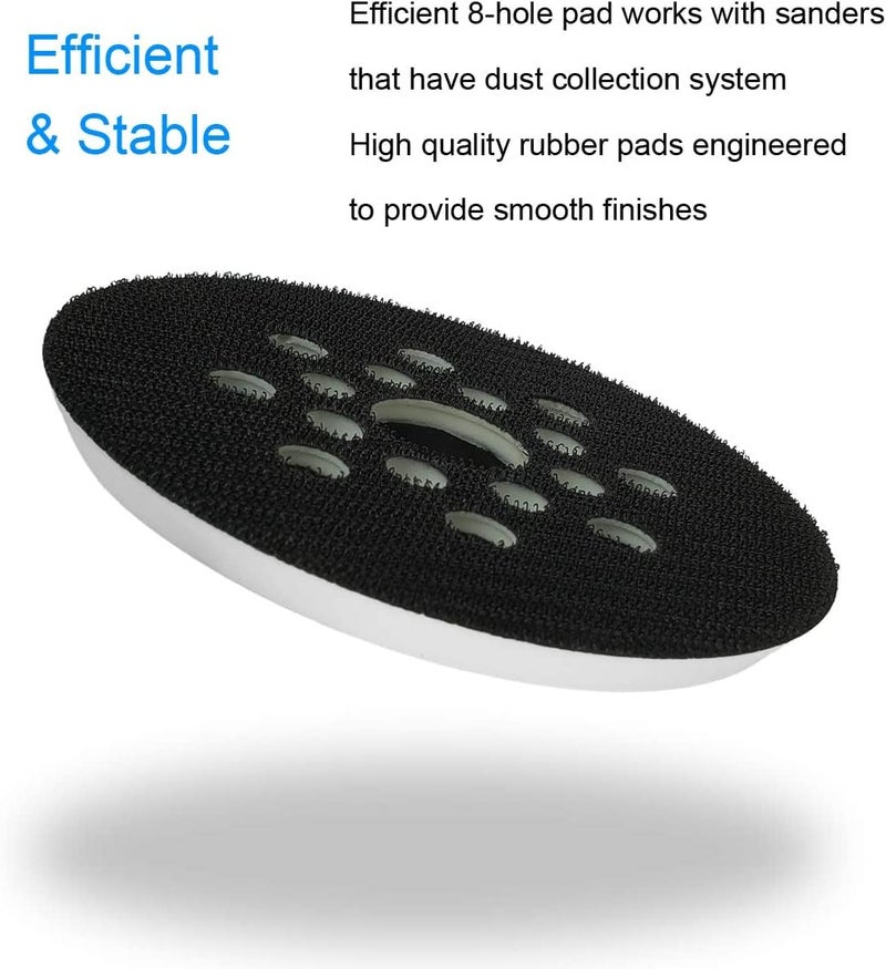 Tockrop 5 in. Hard Hook & Loop Sander Backing Pad for Bosch ROS20VSC, ROS20VSK, ROS20, ROS20VS, ROS10 Random Orbit Sander - Image 3